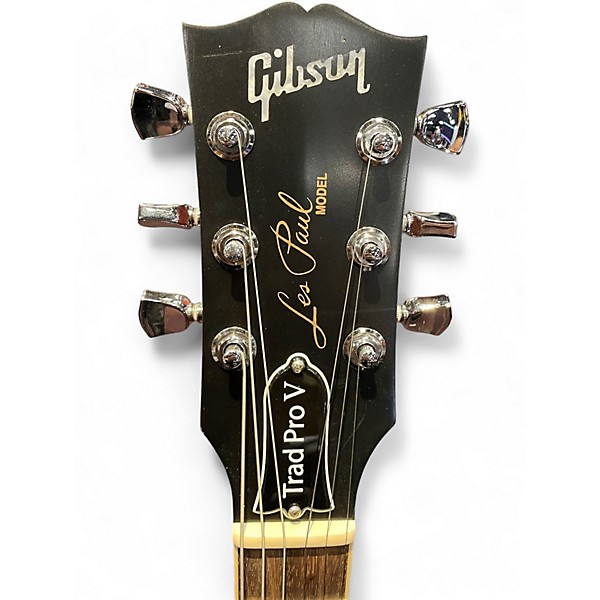 Used Gibson Les Paul Traditional Pro V Cherry Sunburst Solid Body Electric Guitar
