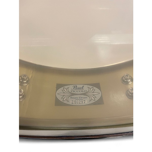 Used Pearl 13X3 Brass Effect Piccolo Snare Brass Drum