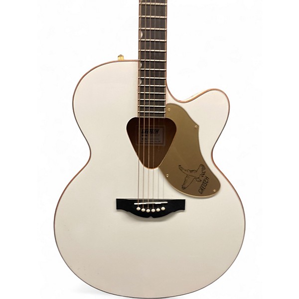 Used Gretsch Guitars G5022CWFE White Acoustic Electric Guitar