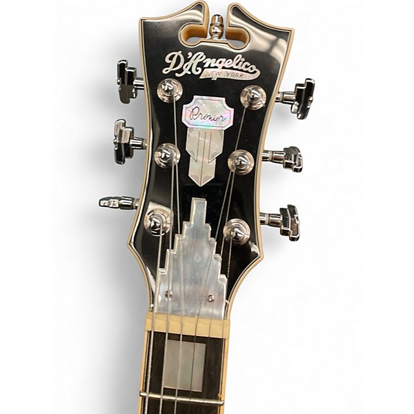 Used D'Angelico PREMIER MINI DC Natural Hollow Body Electric Guitar