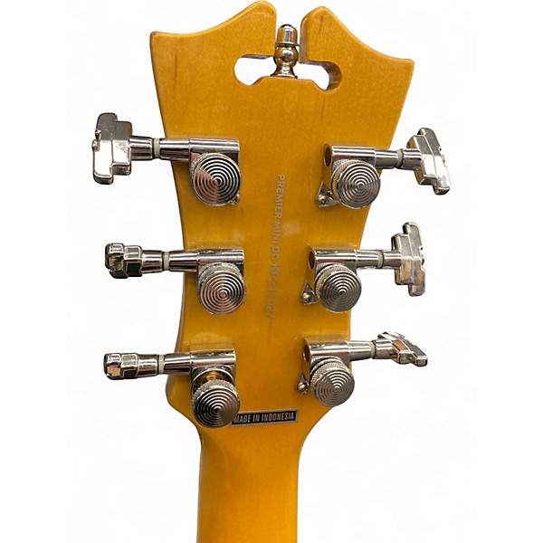 Used D'Angelico PREMIER MINI DC Natural Hollow Body Electric Guitar
