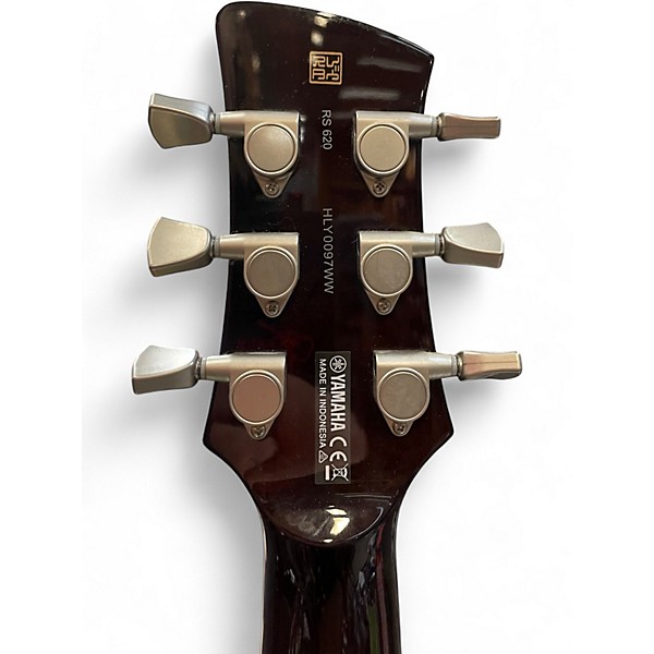 Used Yamaha RS620 Burnt Charcoal Solid Body Electric Guitar