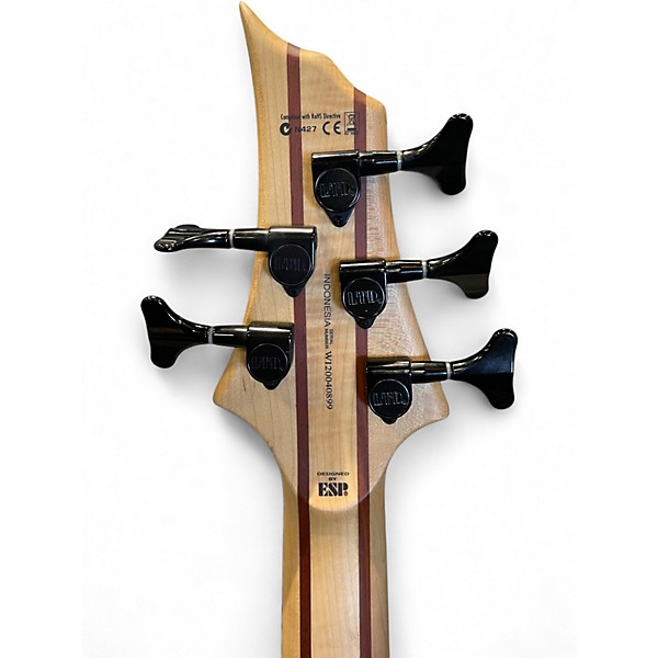 Used ESP F205 5 String black Electric Bass Guitar