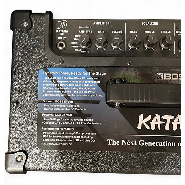 Used BOSS Katana KTN50 MKII 50W 1X12 Guitar Combo Amp