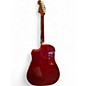 Used Fender Redondo Player Candy Apple Red Acoustic Electric Guitar