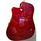 Used Fender Redondo Player Candy Apple Red Acoustic Electric Guitar