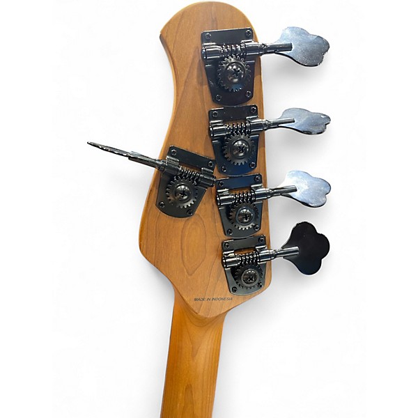 Used Sterling by Music Man StingRay RAY35 Purple Sparkle Electric Bass Guitar