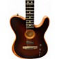 Used Fender American Acoustasonic Telecaster 2 Tone Sunburst Acoustic Electric Guitar