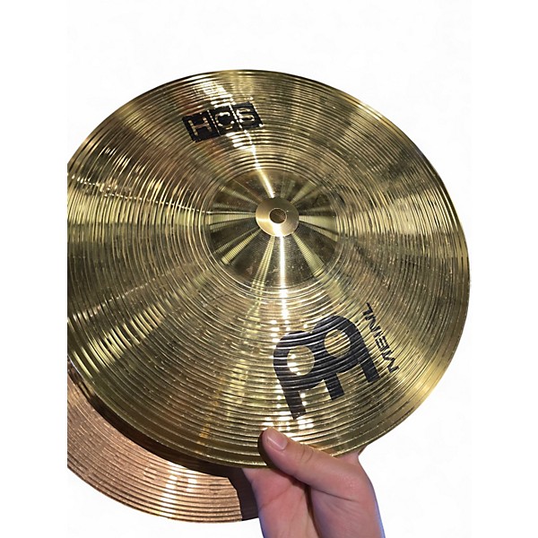 Used MEINL 14in HCS Hi Hat Pair Cymbal