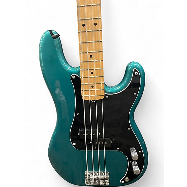 Used Fender Player Precision Bass Ocean Turquoise Electric Bass Guitar