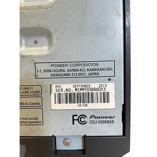 Used Pioneer DJ CDJ2000 Nexus DJ Player