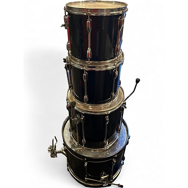 Used TAMA 4 Piece Rockstar Black Drum Kit