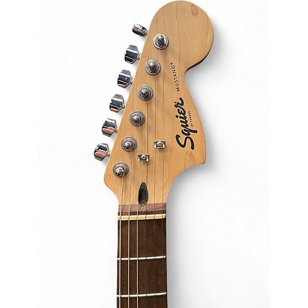 Used Squier MUSTANG HH Surf Green Solid Body Electric Guitar