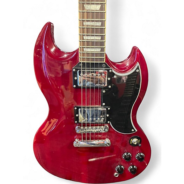 Used Vintage Vs6v Red Solid Body Electric Guitar