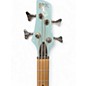 Used Ibanez srmd200 Chrome Blue Electric Bass Guitar
