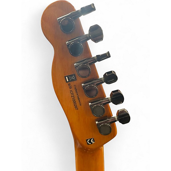 Used Fender Special Edition Custom Telecaster FMT HH Amber Solid Body Electric Guitar