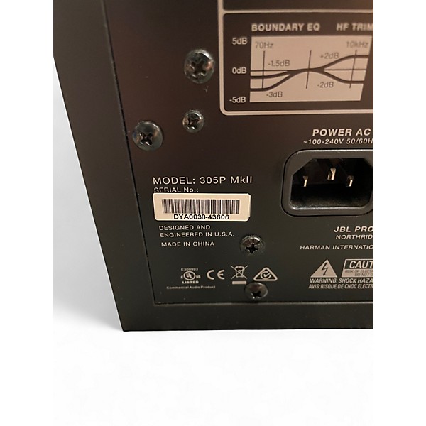 Used JBL 305P MKII pair Powered Monitor