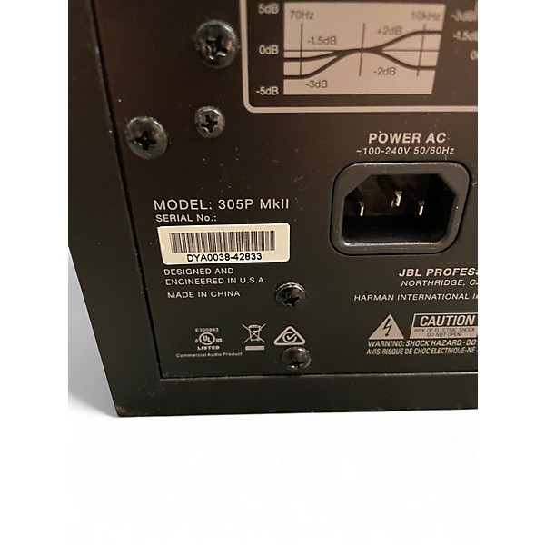 Used JBL 305P MKII pair Powered Monitor