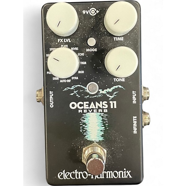 Used Electro-Harmonix Oceans 11  Reverb Effect Pedal