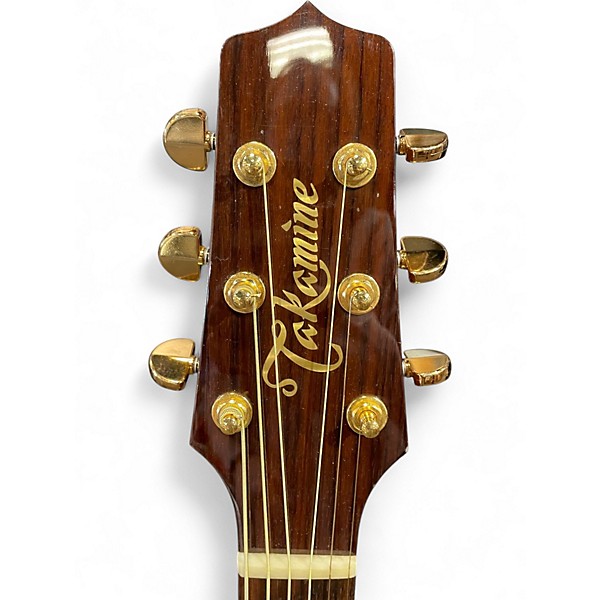 Used Takamine P5DC Natural Acoustic Electric Guitar