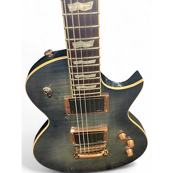 Used ESP LTD EC256 Blue Solid Body Electric Guitar