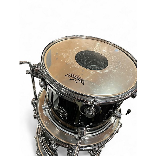 Used DW 4 Piece Performance Series BLACK MIRA Drum Kit