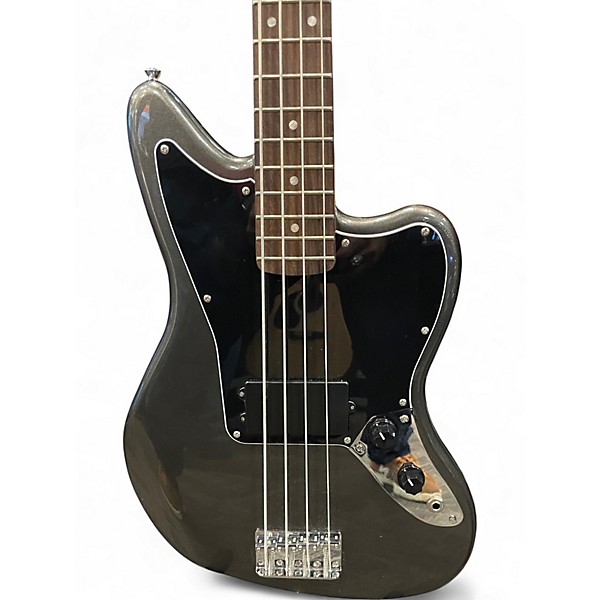 Used Squier AFFINITY SERIES JAGUAR Charcoal Electric Bass Guitar