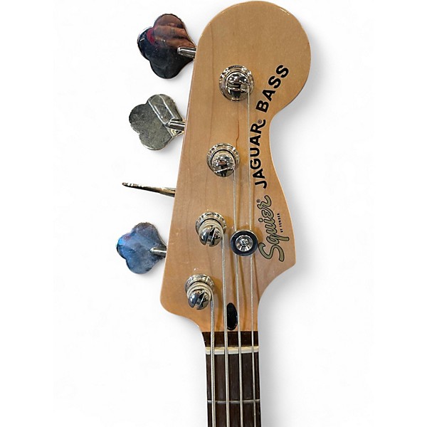 Used Squier AFFINITY SERIES JAGUAR Charcoal Electric Bass Guitar