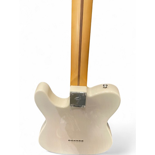 Used Fender PLAYER II CHAMBERED ASH TELECASTER Trans White Solid Body Electric Guitar