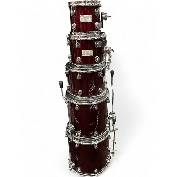 Used Mapex 7 Piece SATURN SERIES Cherry Drum Kit