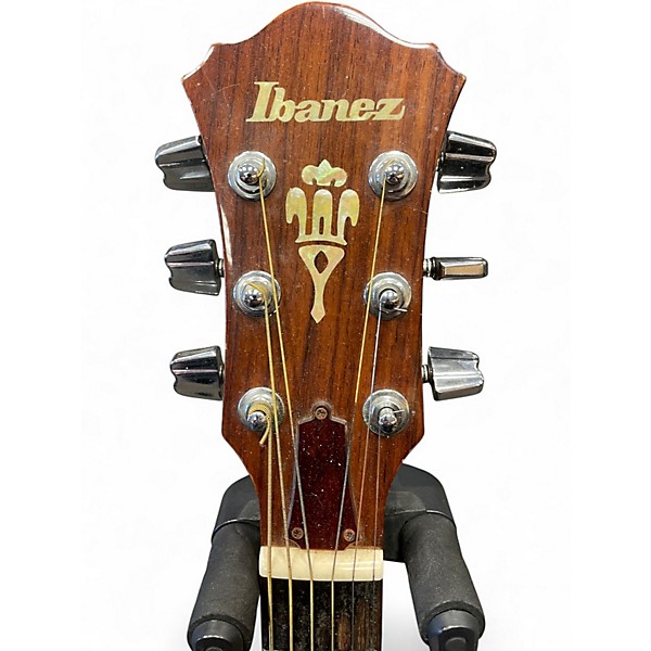 Vintage 1983 Ibanez AE400 Natural Acoustic Electric Guitar