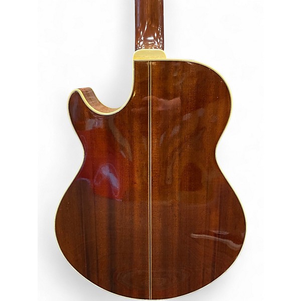 Vintage 1983 Ibanez AE400 Natural Acoustic Electric Guitar