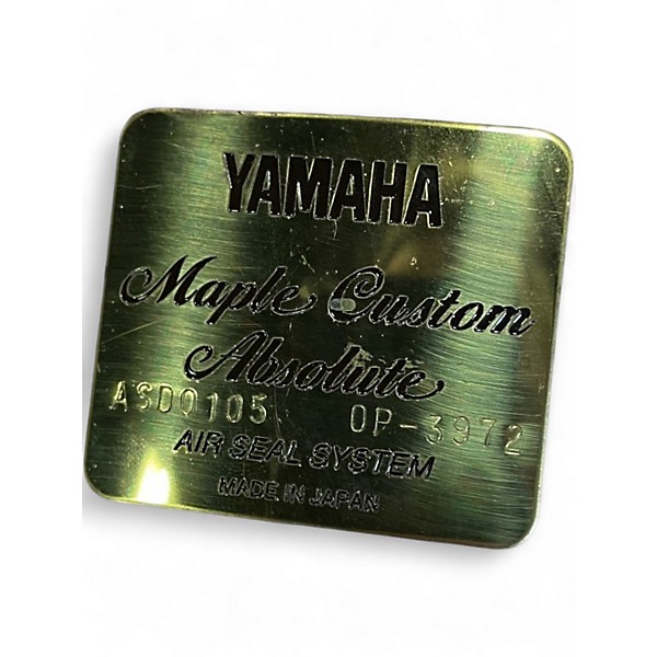 Used 1998 Yamaha 6 Piece Maple Custom Absolute Pink Champagne Drum Kit