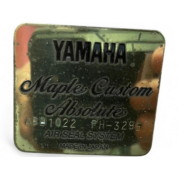 Used 1998 Yamaha 6 Piece Maple Custom Absolute Pink Champagne Drum Kit