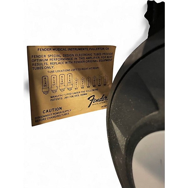 Vintage 1981 Fender Twin Reverb Tube Guitar Combo Amp