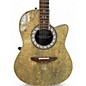 Used Ovation 1528 ULTRA Snakeskin Acoustic Electric Guitar
