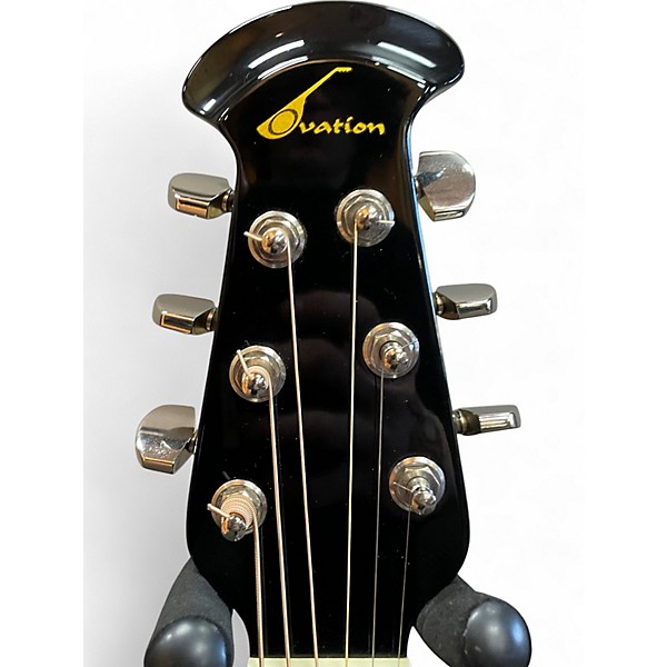 Used Ovation 1528 ULTRA Snakeskin Acoustic Electric Guitar