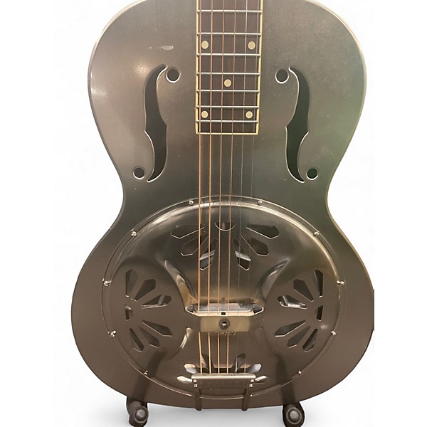 Used Gretsch Guitars G9221 Silver Resonator Guitar