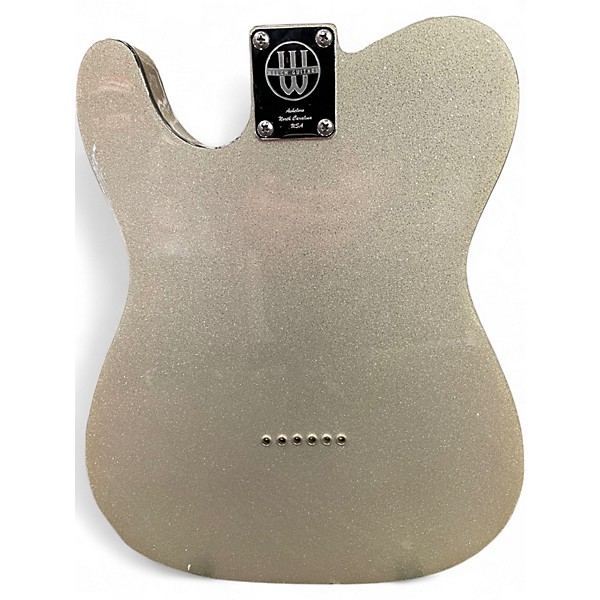 Used Welsh Guitars guitar Silver Sparkle Solid Body Electric Guitar