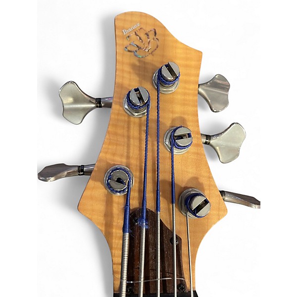 Used Ibanez BTB675 5 String Natural Electric Bass Guitar