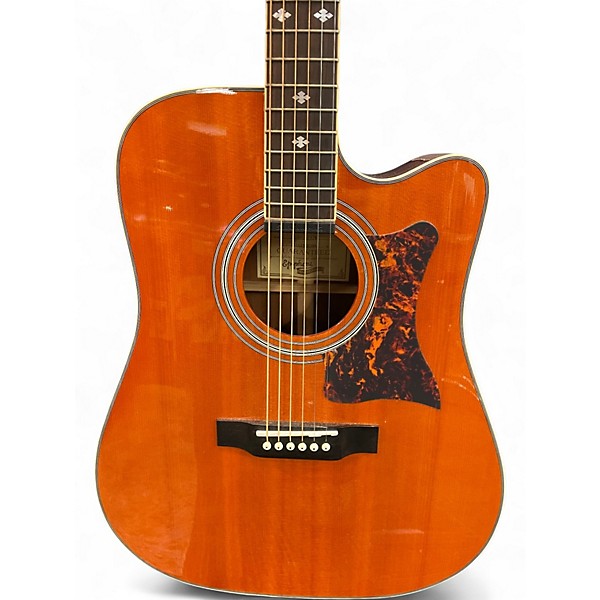 Used Epiphone Masterbuilt DR-500MCE Natural Acoustic Electric Guitar