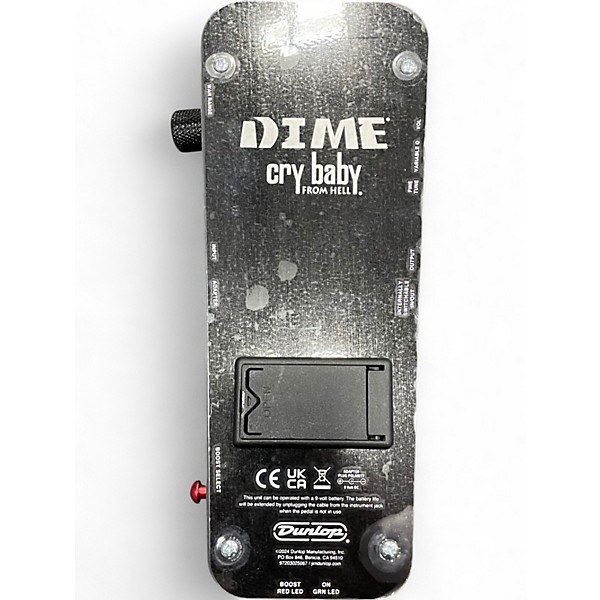 Used Dunlop DB01B Dime Cry Baby From Hell Effect Pedal