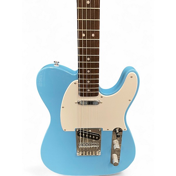 Used Squier SONIC TELECASTER Blue Solid Body Electric Guitar