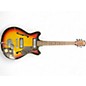 Vintage 1960s Teisco EP8T 3 Tone Sunburst Hollow Body Electric Guitar thumbnail
