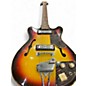 Vintage 1960s Teisco EP8T 3 Tone Sunburst Hollow Body Electric Guitar