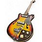 Vintage 1960s Teisco EP8T 3 Tone Sunburst Hollow Body Electric Guitar