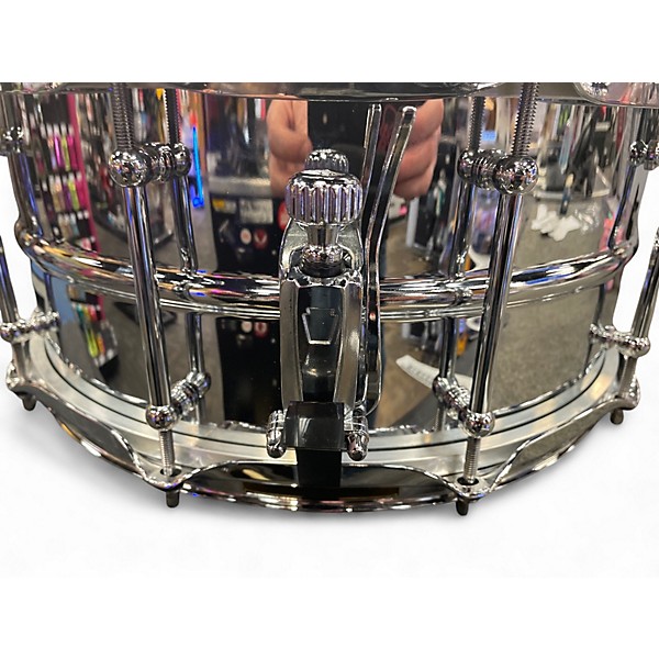 Used Ludwig 6.5X14 Supralite Snare Chrome Drum