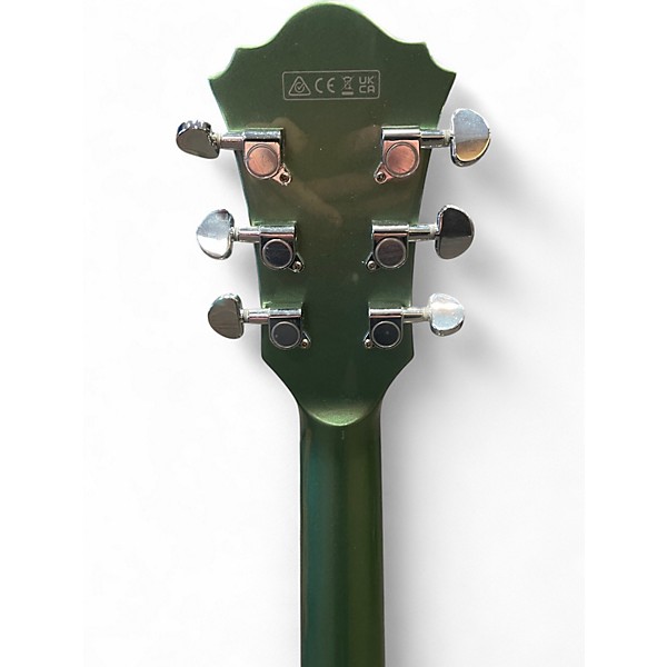 Used Ibanez AS73 Artcore Olive Hollow Body Electric Guitar