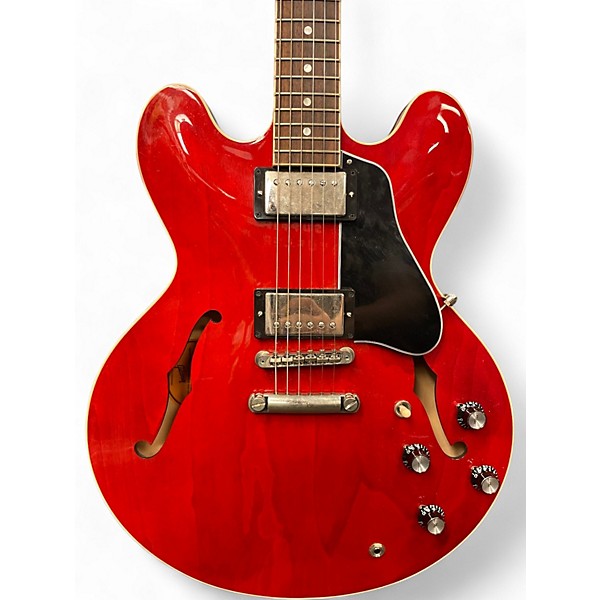 Used Gibson ES335 Cherry Hollow Body Electric Guitar