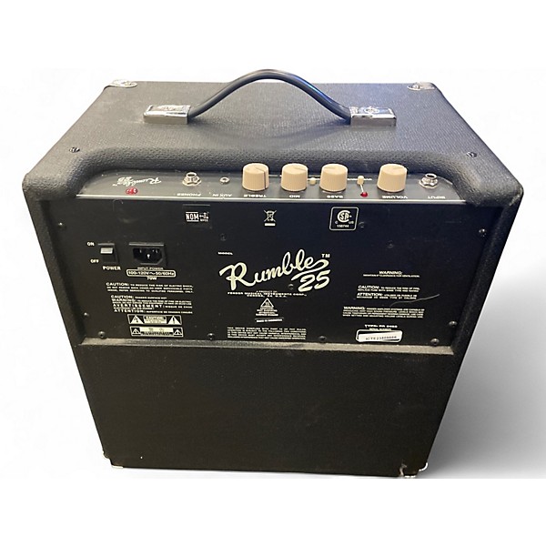 Used Fender Rumble 25 25W 1x8 Bass Combo Amp
